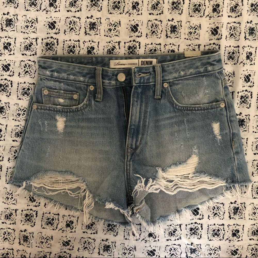 Lovers + Friends Jack High Rise Shorts